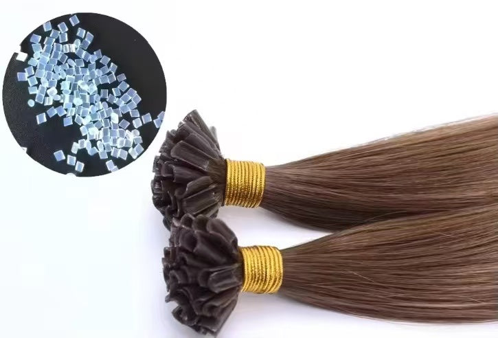 U Nail Tips Human Hair Extension U Keratin Hair Extension