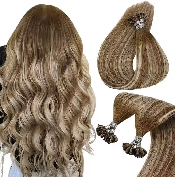 U Nail Tips Human Hair Extension U Keratin Hair Extension