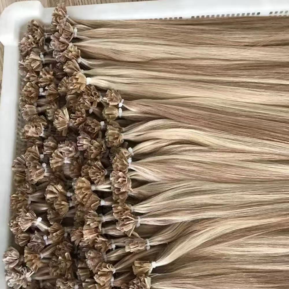 U Nail Tips Human Hair Extension U Keratin Hair Extension