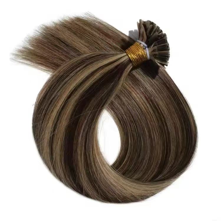 U Nail Tips Human Hair Extension U Keratin Hair Extension
