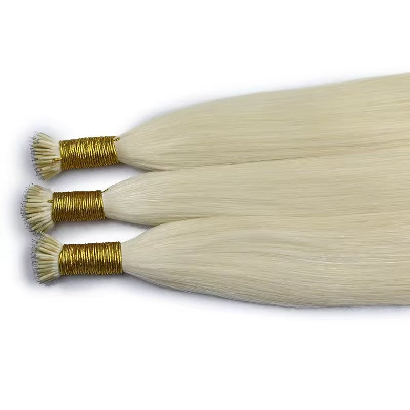 Nano Human Hair Extension 60# Color White