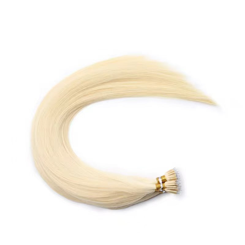 Nano Human Hair Extension 60# Color White