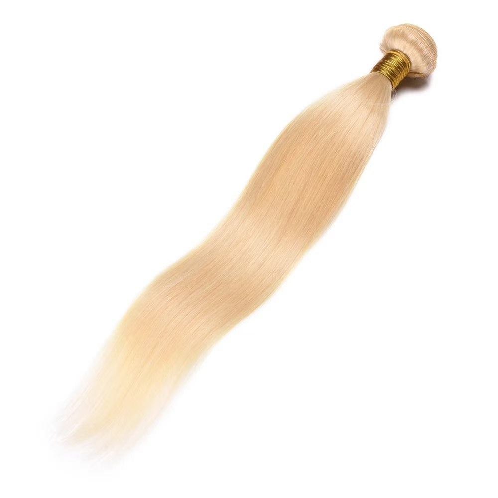 613 Blonde Machine Made Human Hair Bundle Hair Extension