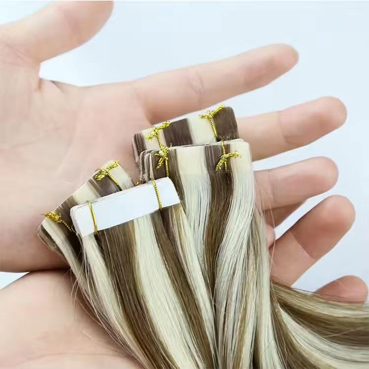 Tape In Human Hair Extension Thick End High Qaulity 12 A 13 A