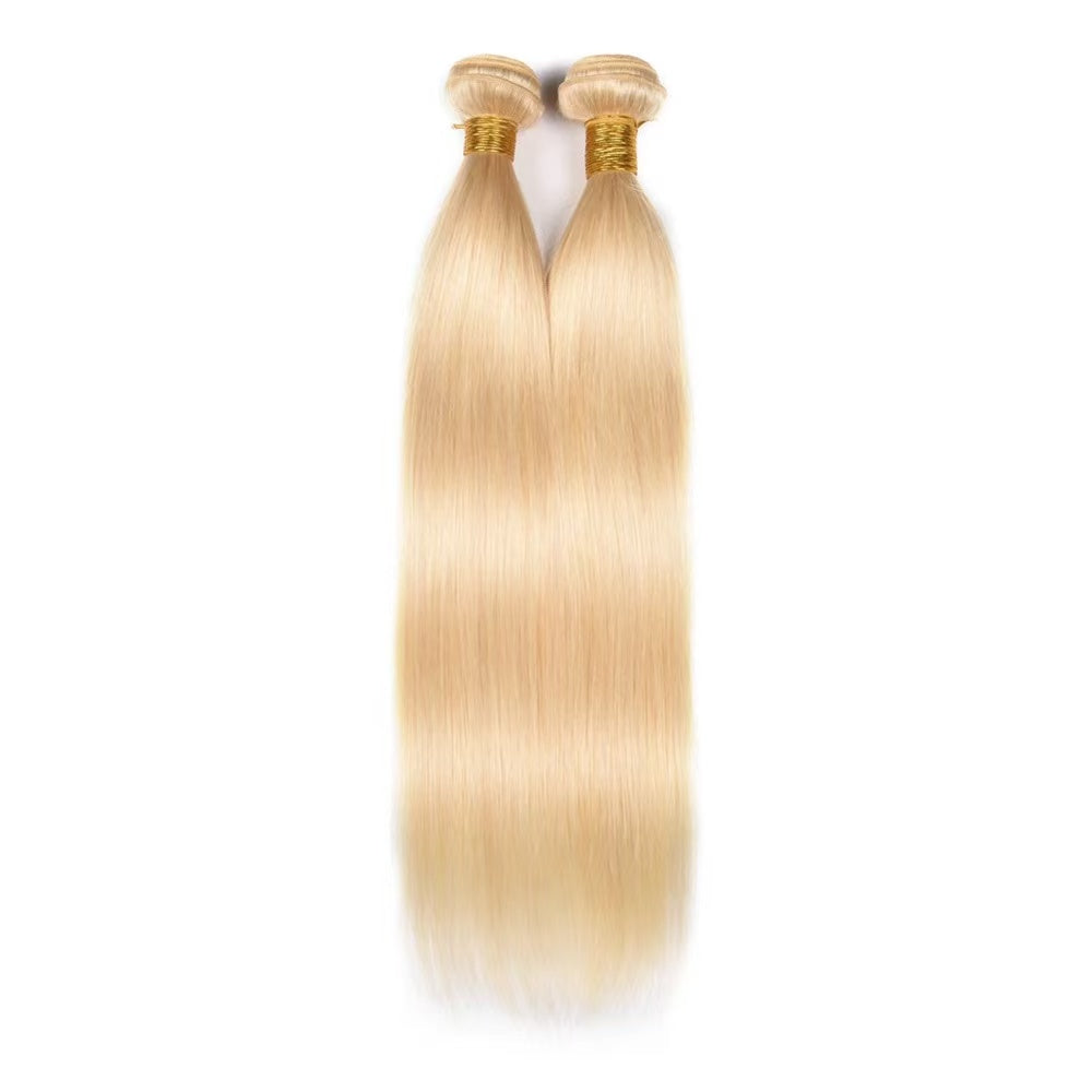 613 Blonde Machine Made Human Hair Bundle Hair Extension