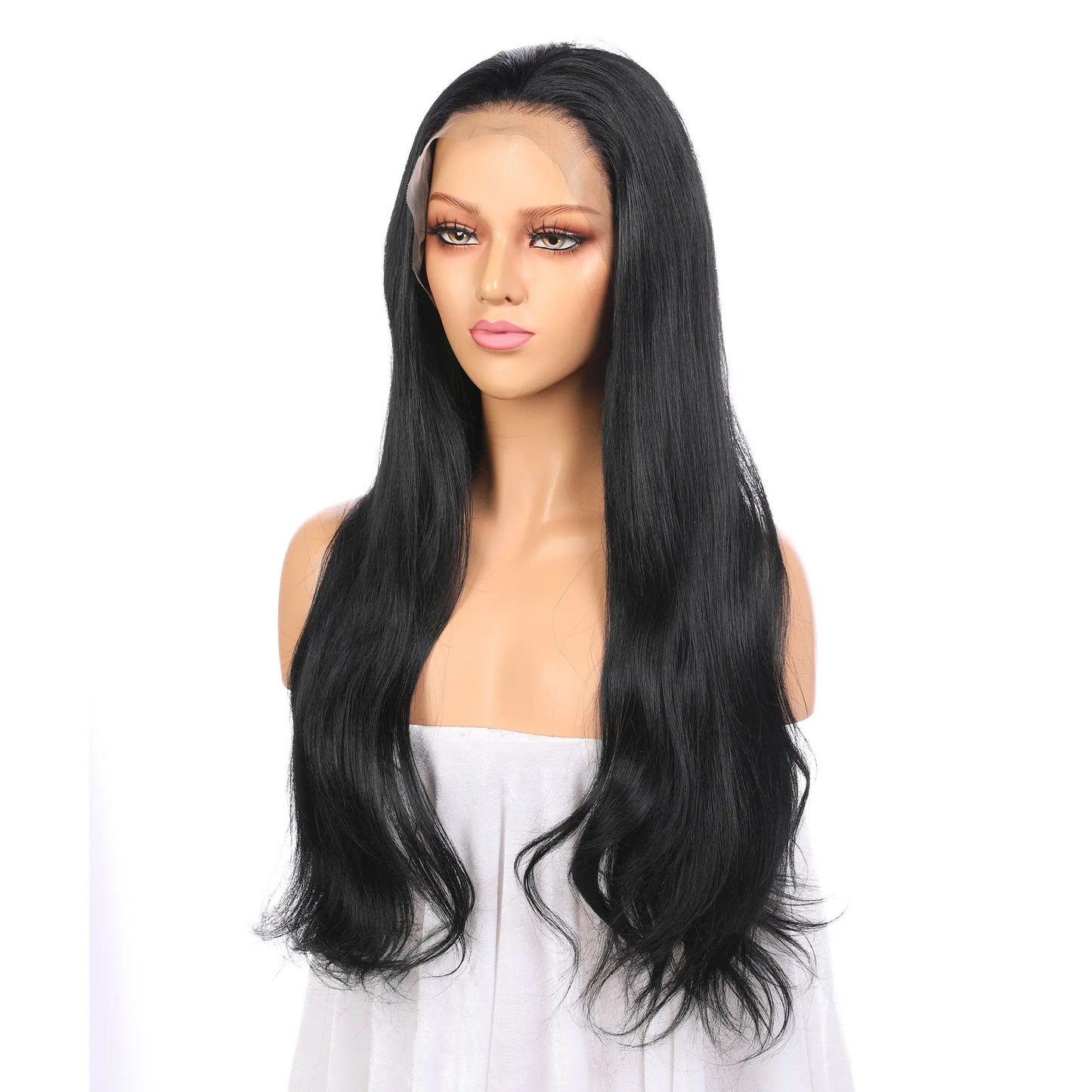 Custom Black Human Blend Hair Lace Wig For Wig Wholesalers wigworld