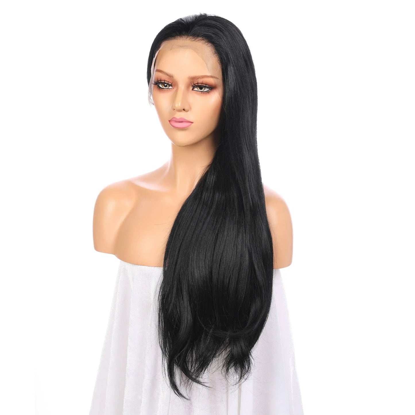 Custom Black Human Blend Hair Lace Wig For Wig Wholesalers wigworld