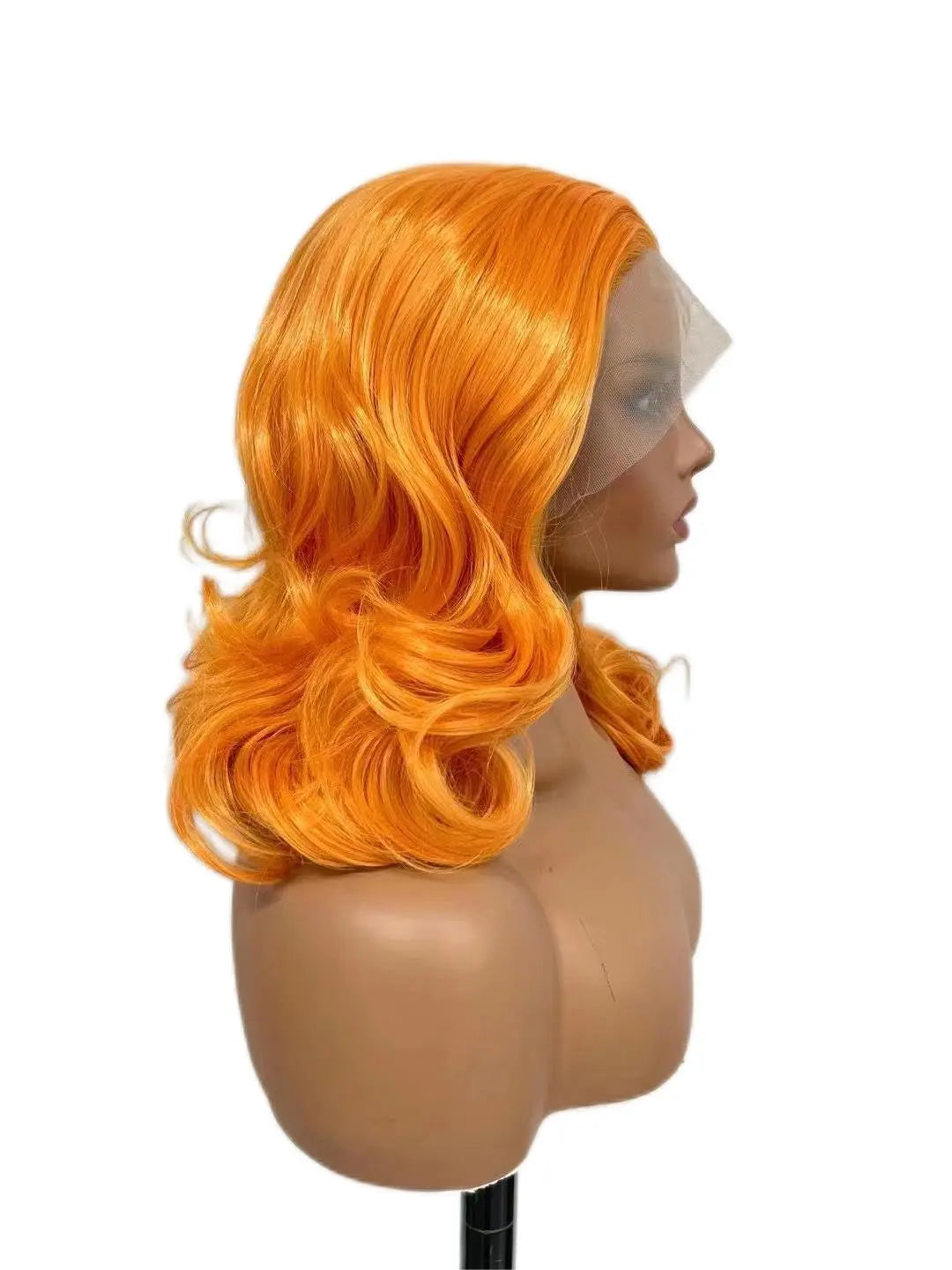 Custom Wholesale Synthetic Hair Lace Wig ,Short Hair Length Purple Hair Lace Women Wig wigworld