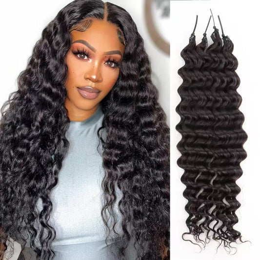 Feather Human Hair Extension Custom Wholesale 3 D 6 D Human Hair Extension