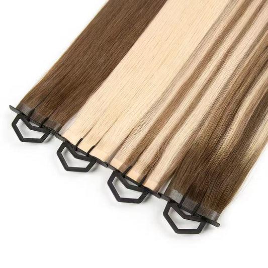 Invisible Skin Injection PU Human Hair Extension Invisible Hair Weave