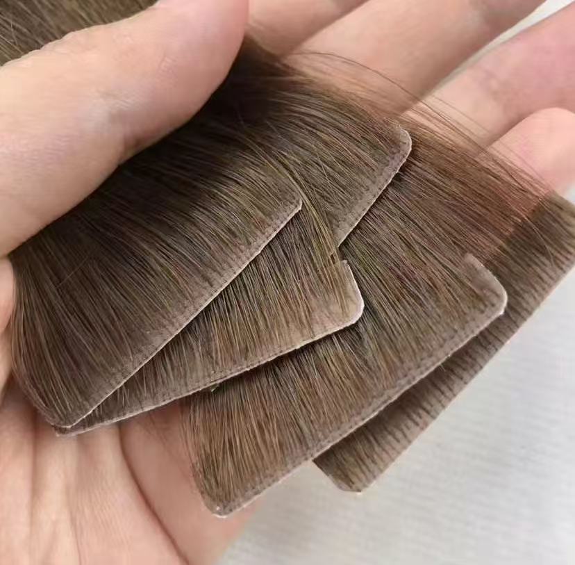 Tape In Human Hair Extension Thick End High Qaulity 12 A 13 A
