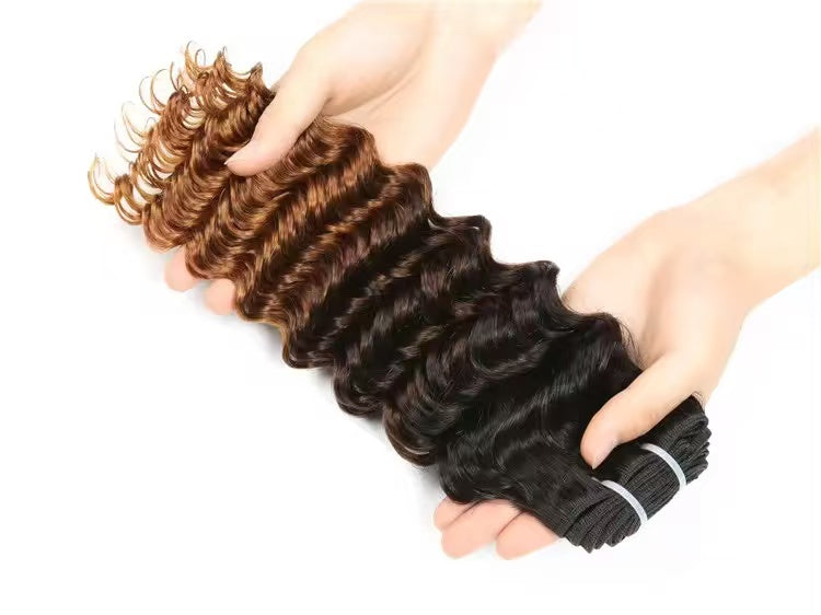 Ombre Color Human Hair Bundle Hair Extension