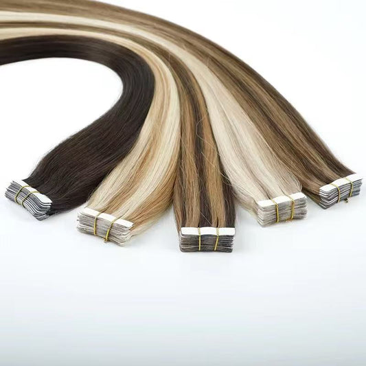 Custom Wholesale Human Hair Extension Tape In 1 Cm 0.4 Cm