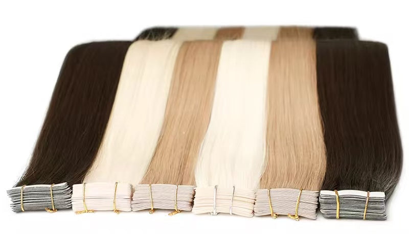 Custom Wholesale Human Hair Extension Tape In 1 Cm 0.4 Cm
