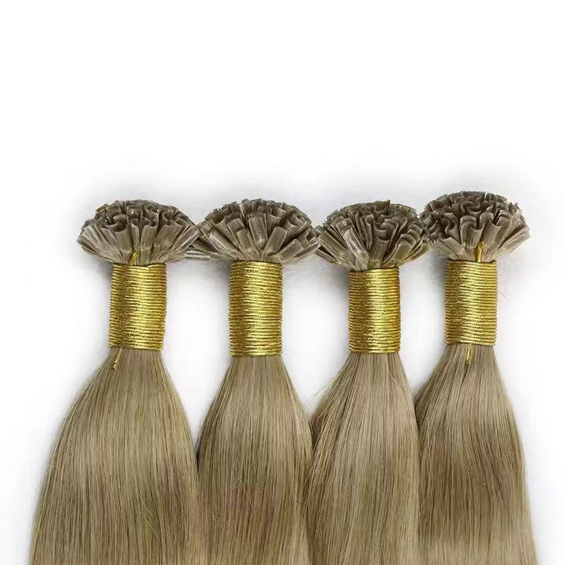 U Tpe Nail Tips Human Hair Extension Keratin Human Hair Extension