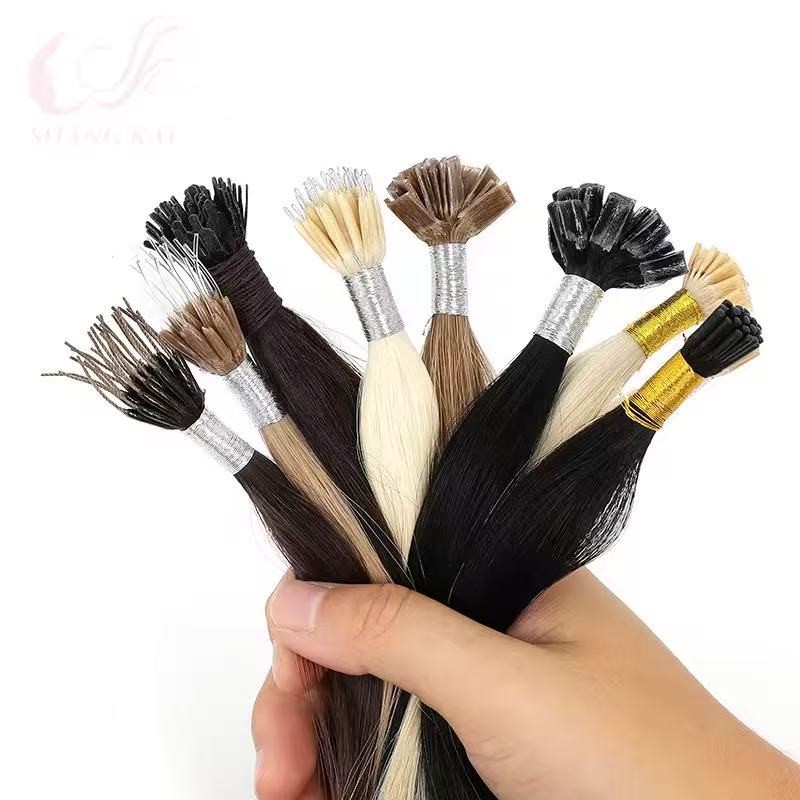 U Tpe Nail Tips Human Hair Extension Keratin Human Hair Extension