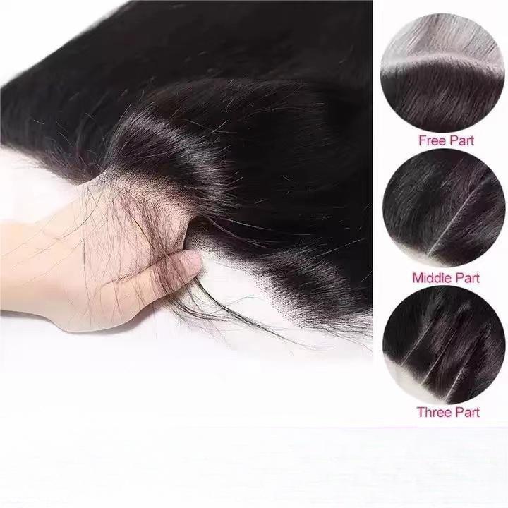 Custom Human Hair Lace Closure Human Hair Frontal