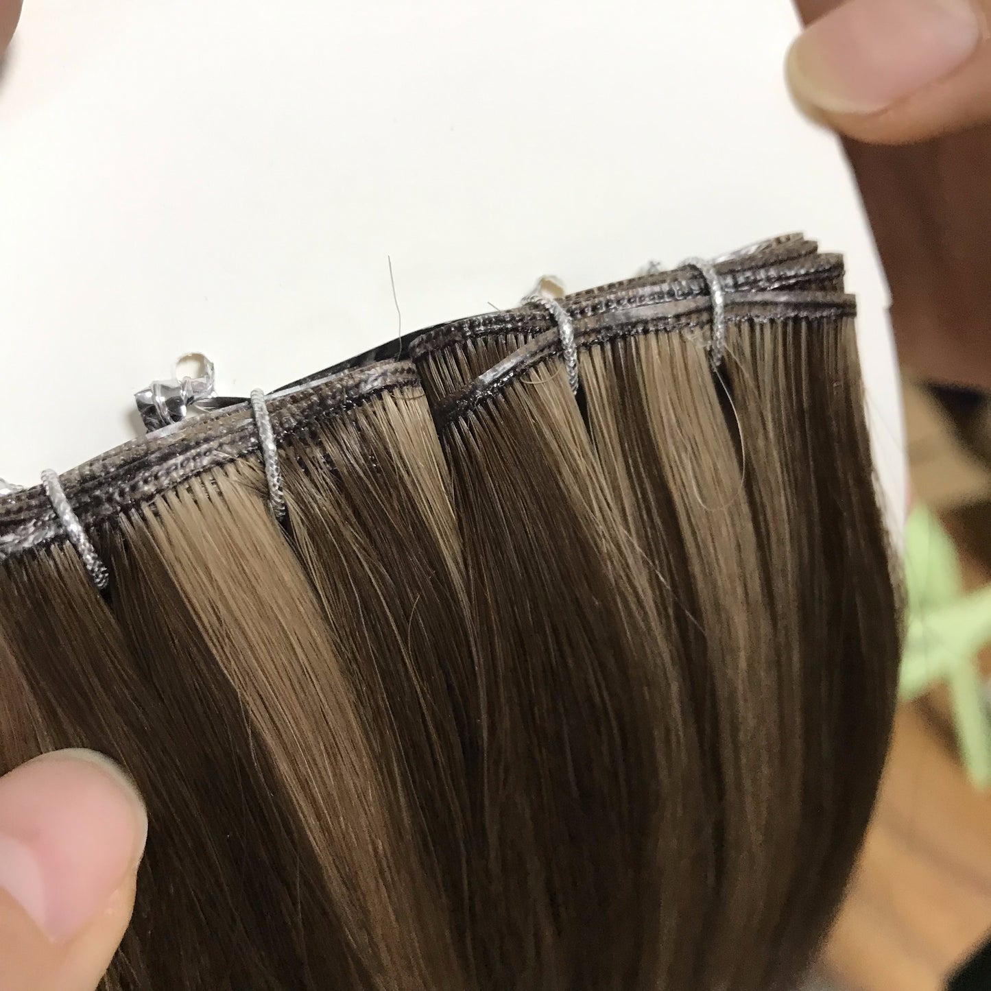 Hand Made 100% Human Hair Weft 12 A 13 A Hair Weave