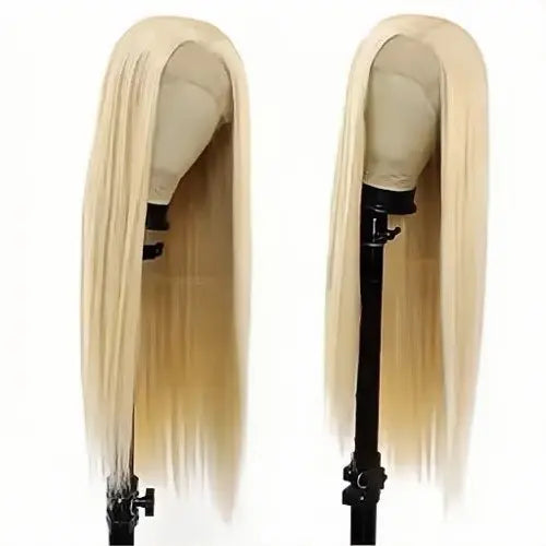 Blonde Color Mixed Human Hair Lace Front Wig. wigworld