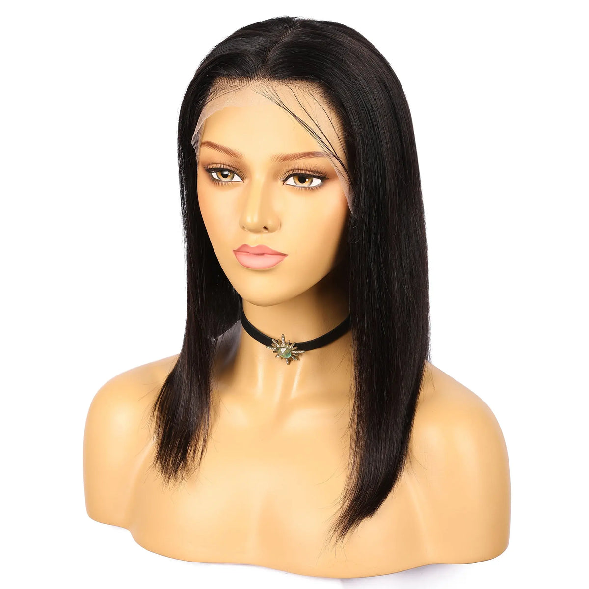 Wig World Custom Wholesale Black Human Hair HD Swiss Lace Front Women Bob Wig ...