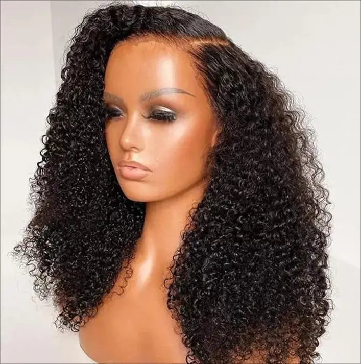 Custom Wholesale 100% Virgin Human Hair Lace Wig ,Long Afro Curly Hair Wig wigworld
