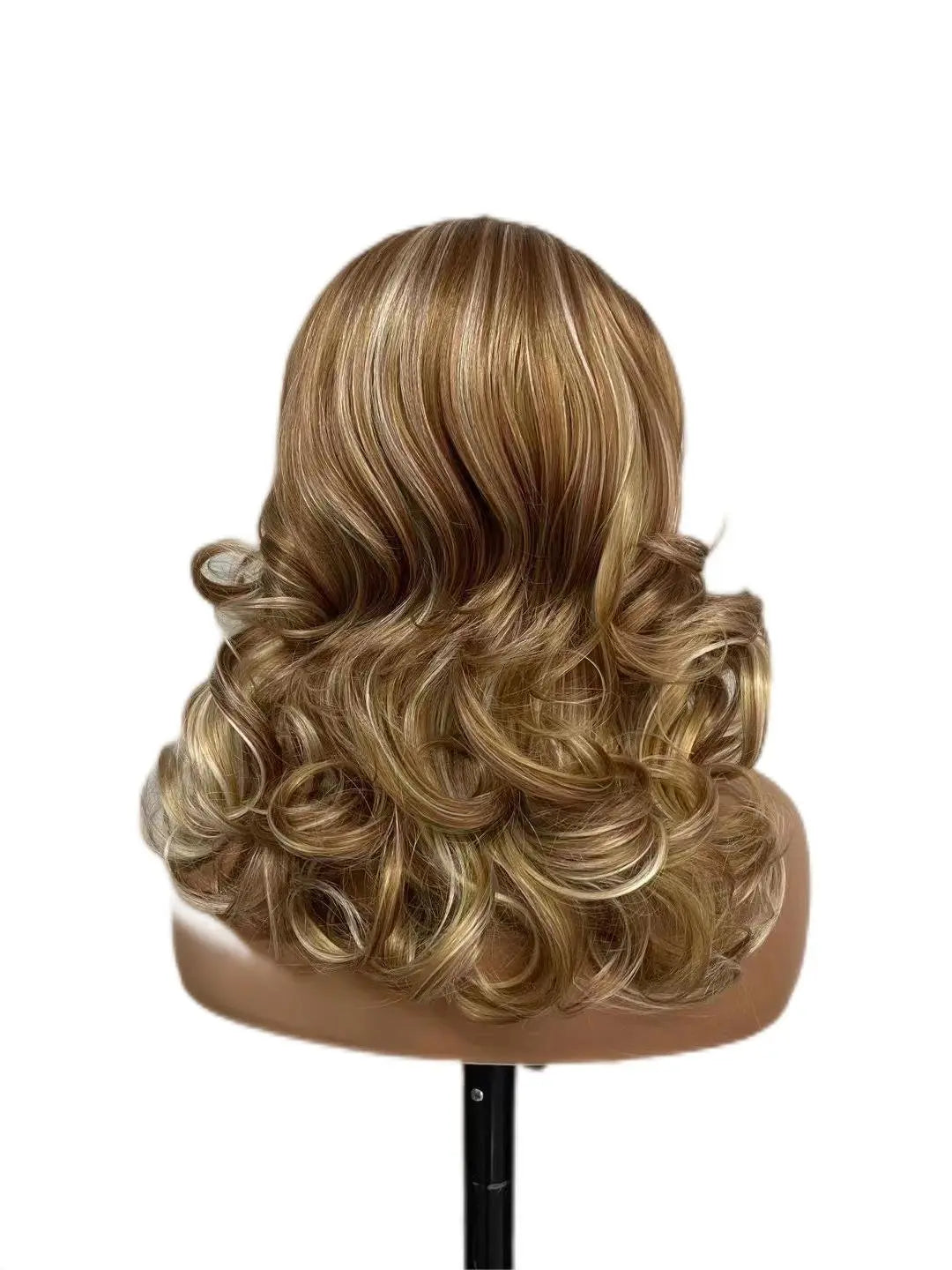 Custom Wholesale Synthetic Hair Lace Front Women Wig ,Short Hair Mixed Blonde Hair Wig wigworld