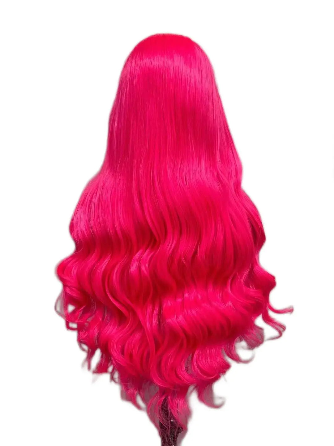 Custom Wholesale Synthetic Hair Lace Wig ,Long Length Red Color Wave Hair Lace Women Wig wigworld