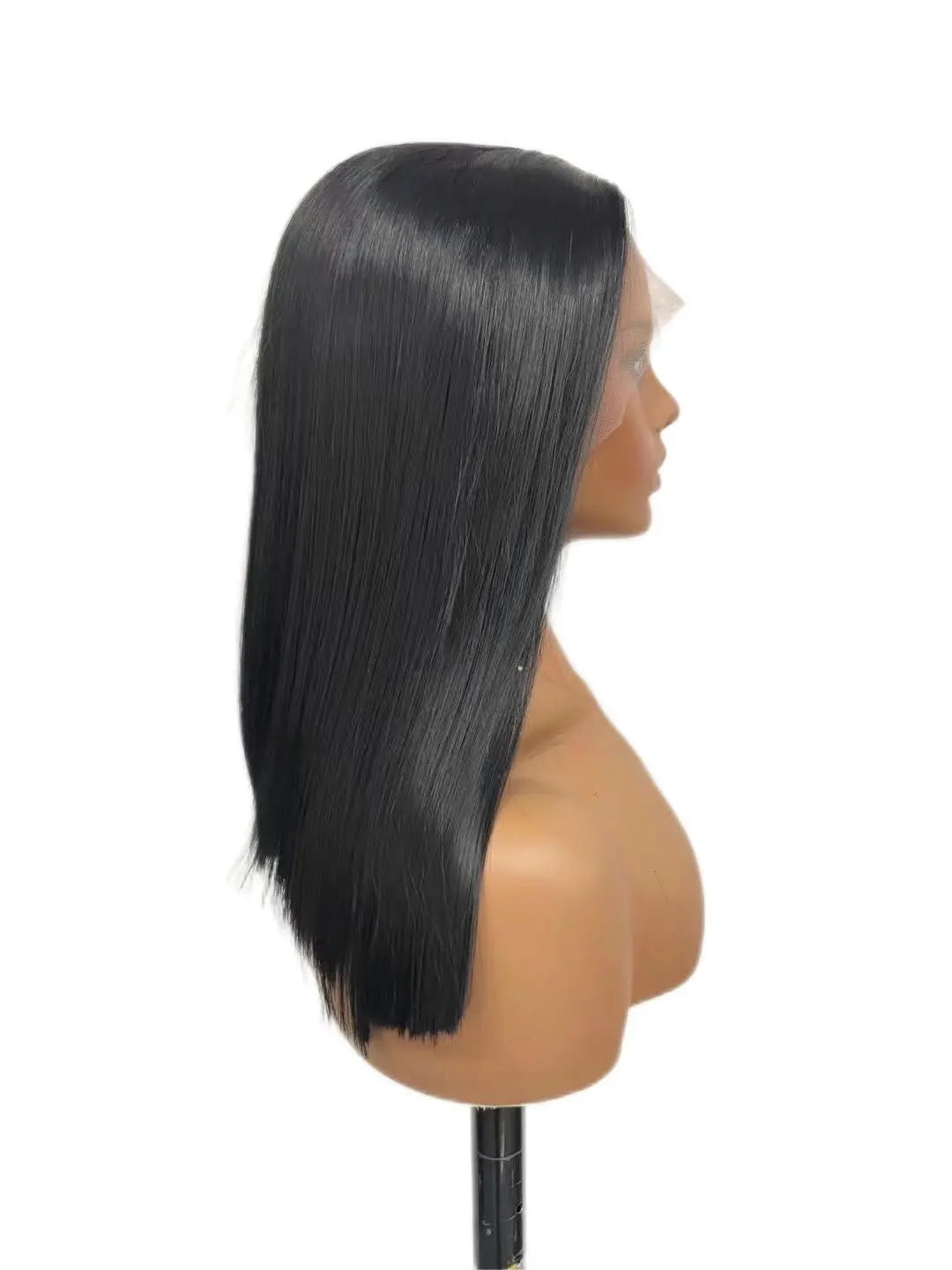 Custom Wholesale Synthetic Hair Lace Wig ,Short Hair Length Black Hair Lace Women Wig wigworld