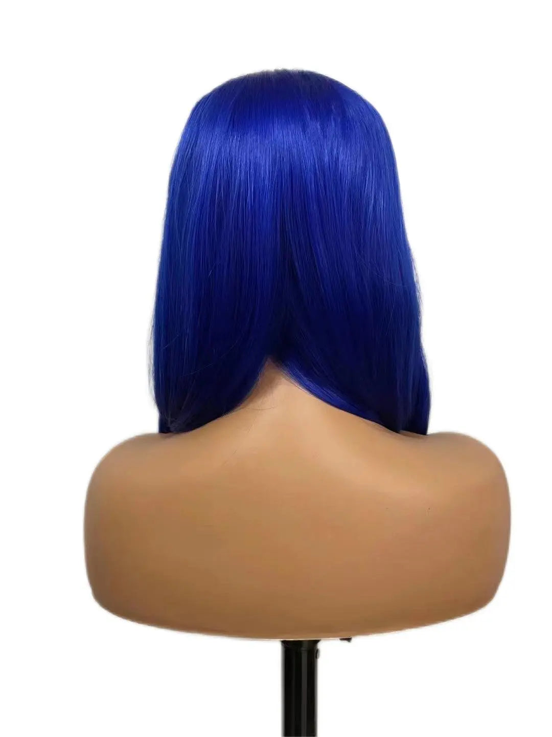 Custom Wholesale Synthetic Hair Lace Wig ,Short Hair Length Purple Hair Lace Women Wig wigworld
