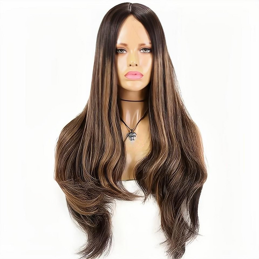 Human Hair Lace Wig Mixed Blonde Color 10 A 12 A 13 A Hair Grade Wig